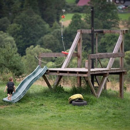 Polanka Beskid Niski Cute Cabin With Spectacular Views Hanczowa ภายนอก รูปภาพ