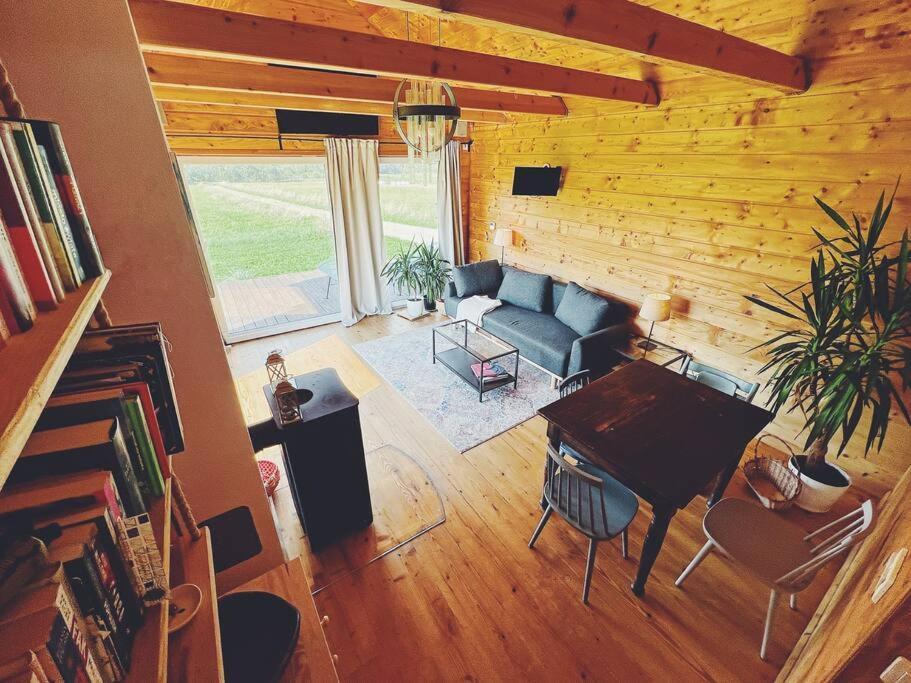 Polanka Beskid Niski Cute Cabin With Spectacular Views Hanczowa ภายนอก รูปภาพ