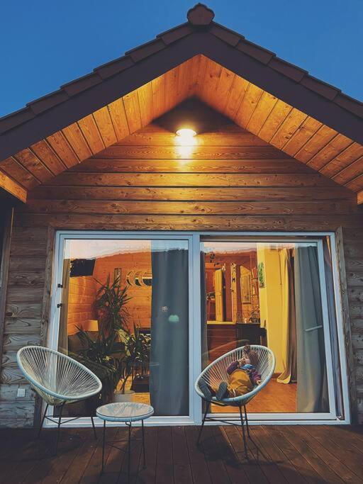 Polanka Beskid Niski Cute Cabin With Spectacular Views Hanczowa ภายนอก รูปภาพ