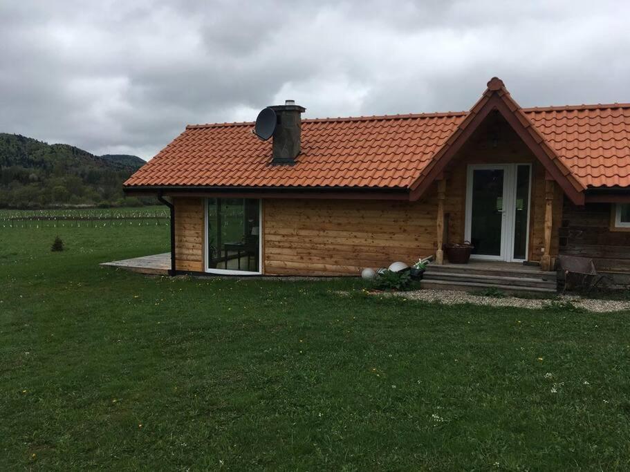 Polanka Beskid Niski Cute Cabin With Spectacular Views Hanczowa ภายนอก รูปภาพ