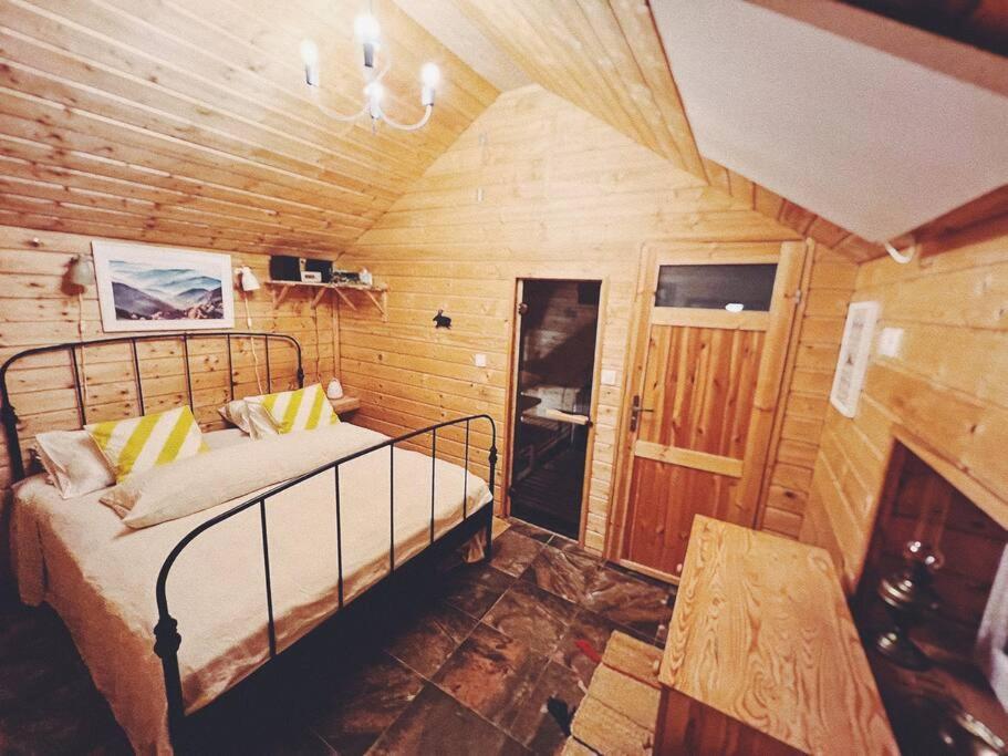 Polanka Beskid Niski Cute Cabin With Spectacular Views Hanczowa ภายนอก รูปภาพ