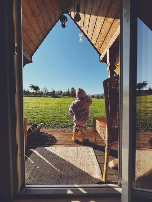 Polanka Beskid Niski Cute Cabin With Spectacular Views Hanczowa ภายนอก รูปภาพ