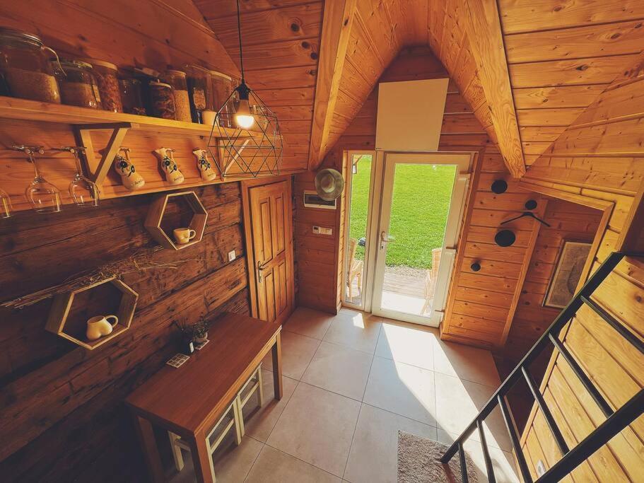 Polanka Beskid Niski Cute Cabin With Spectacular Views Hanczowa ภายนอก รูปภาพ