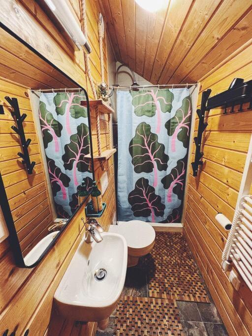 Polanka Beskid Niski Cute Cabin With Spectacular Views Hanczowa ภายนอก รูปภาพ